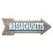 Signmission Massachusetts Arrow Decal Funny Home Decor 24in Wide D-A-8-999750 - alternate 1